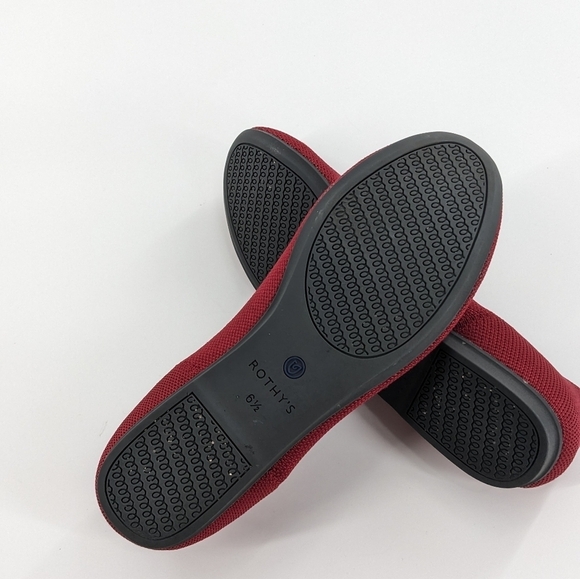 Rothy's Scooter Dark Red Retired Size 6.5 - Picture 5 of 5